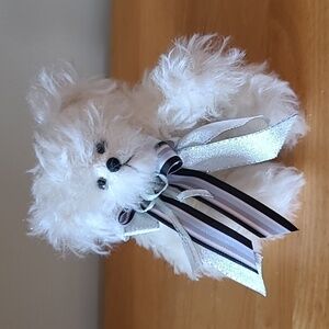 TEDDIES BY LAURA LYNN 2010 Original Handcrafted 'Snowball' Mohair Jointed Bear